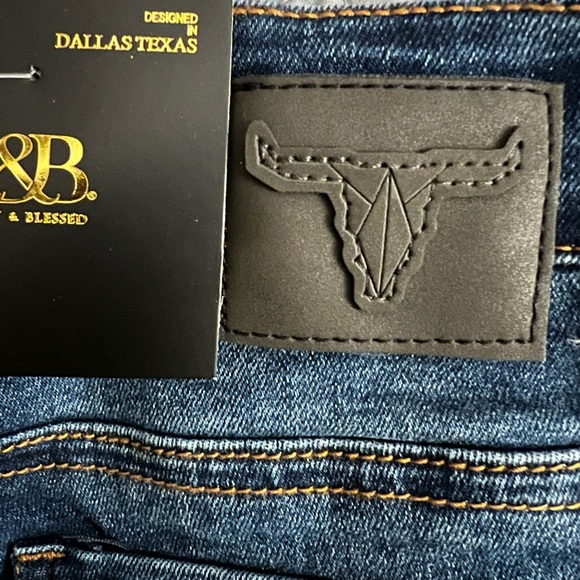 L&B Mid Wash Bell Bottom Jeans W Leg Insert-NWT. NEW ITEM. - Picture 8 of 8